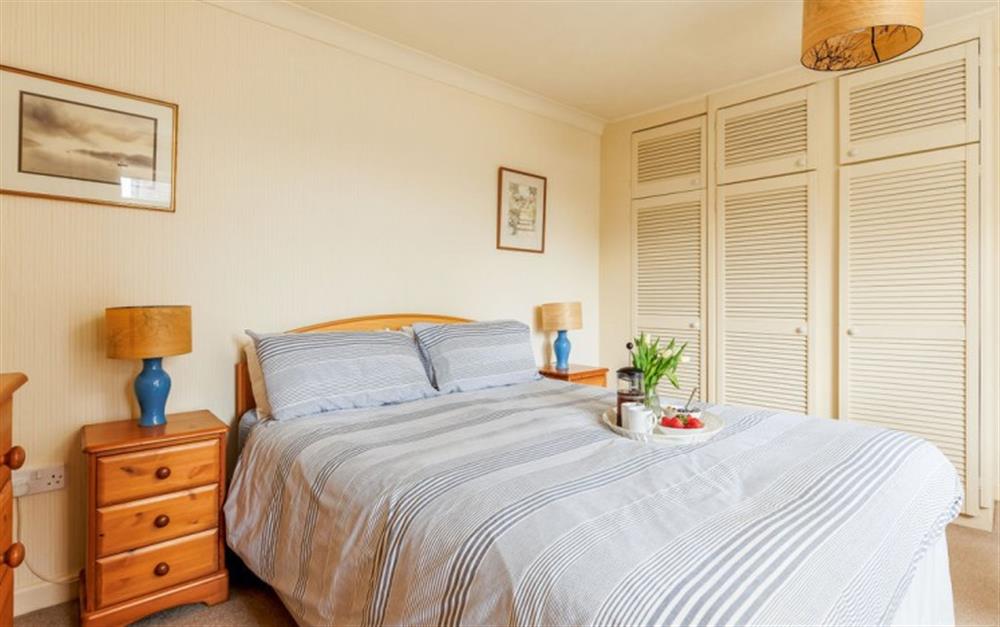 One of the bedrooms at 8 Admirals Court in Lymington