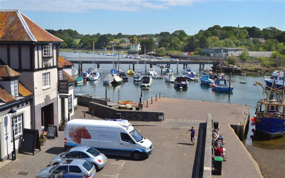 View of the harbour from 8 Admirals Court at 8 Admirals Court in Lymington