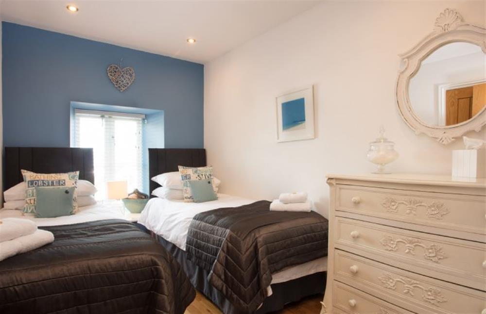 Bedroom two with twin 3’ single beds at 8 Fernhill, Carbis Bay