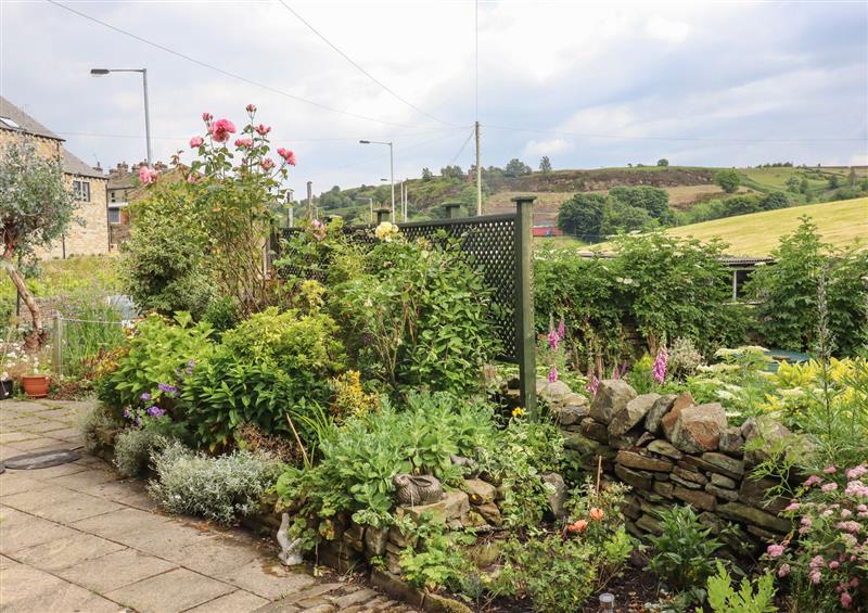 The garden at 8 Lune Street, Cross Roads with Lees near Haworth