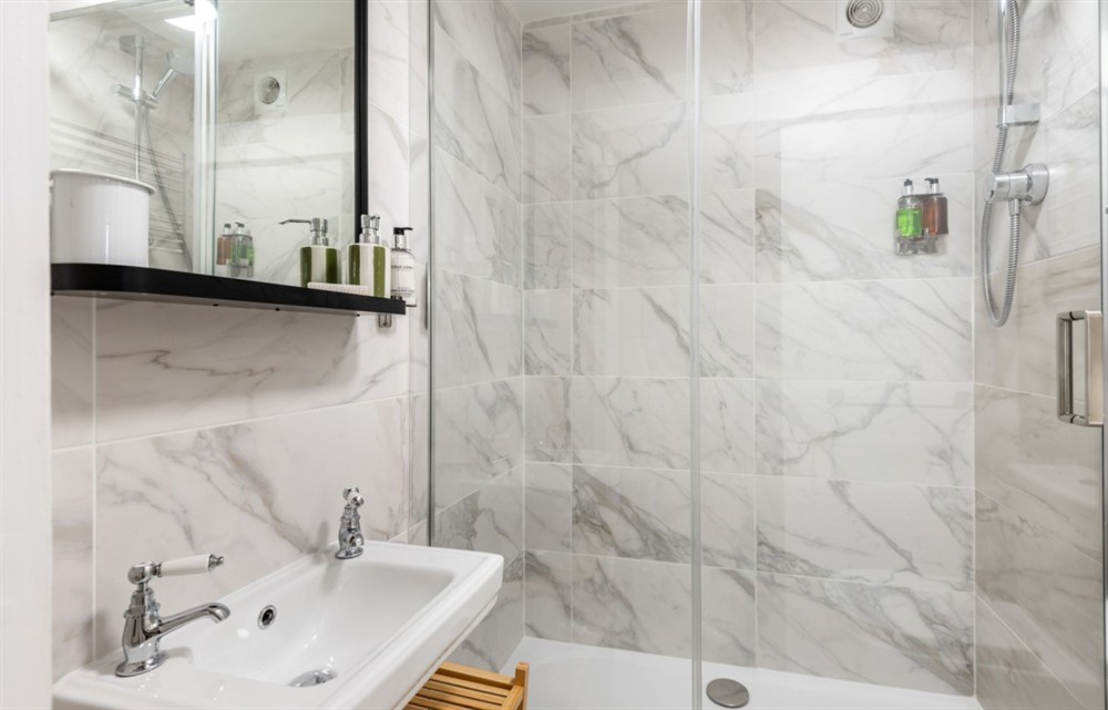 Bathroom at 8 Melbury in Salcombe