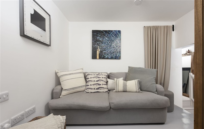 The living area at 8 Millpool, Cornwall