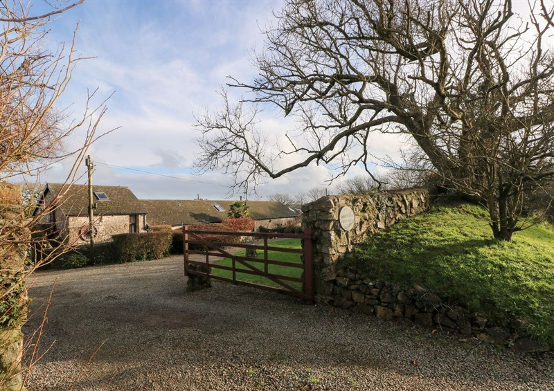 This is the garden at 8 Rogeston Cottages, Haverfordwest