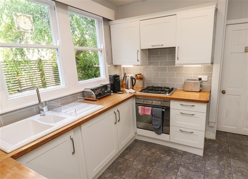 This is the kitchen at 8 Rosewall Cottages, St Ives