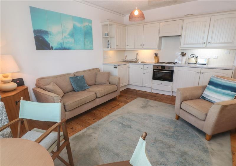 Relax in the living area at 8 Sennen Heights, Sennen Cove