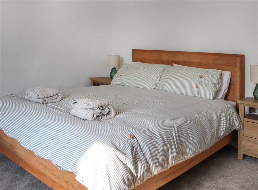 Double bedroom at 8 Stratford Villas in Llansteffan, near Carmarthen, Dyfed