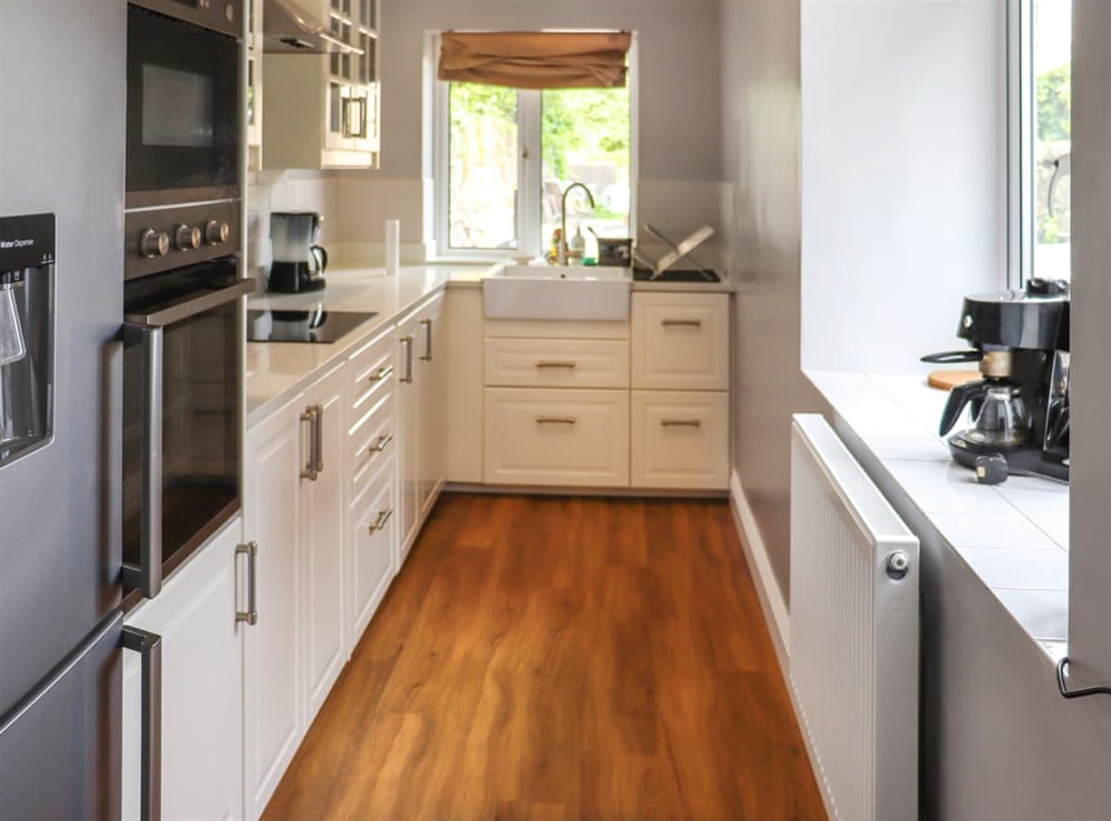 Kitchen at 8 Stratford Villas in Llansteffan, near Carmarthen, Dyfed