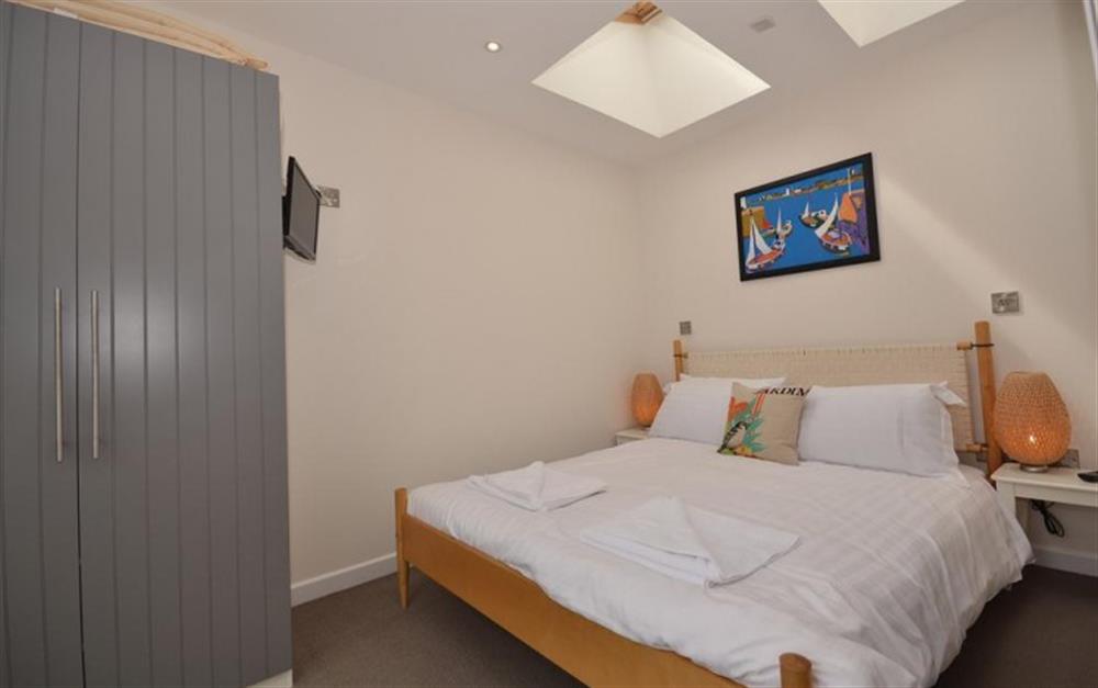 Another view of the top floor double bedroom at 8 Talland in Talland Bay