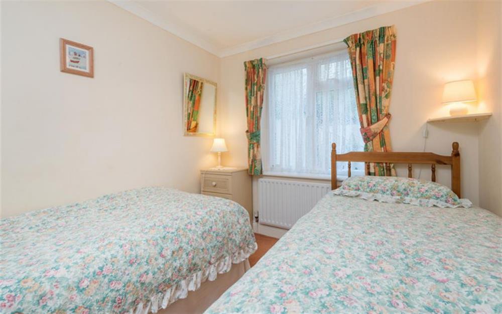 The twin room at 8 Thurlestone Rock in Thurlestone
