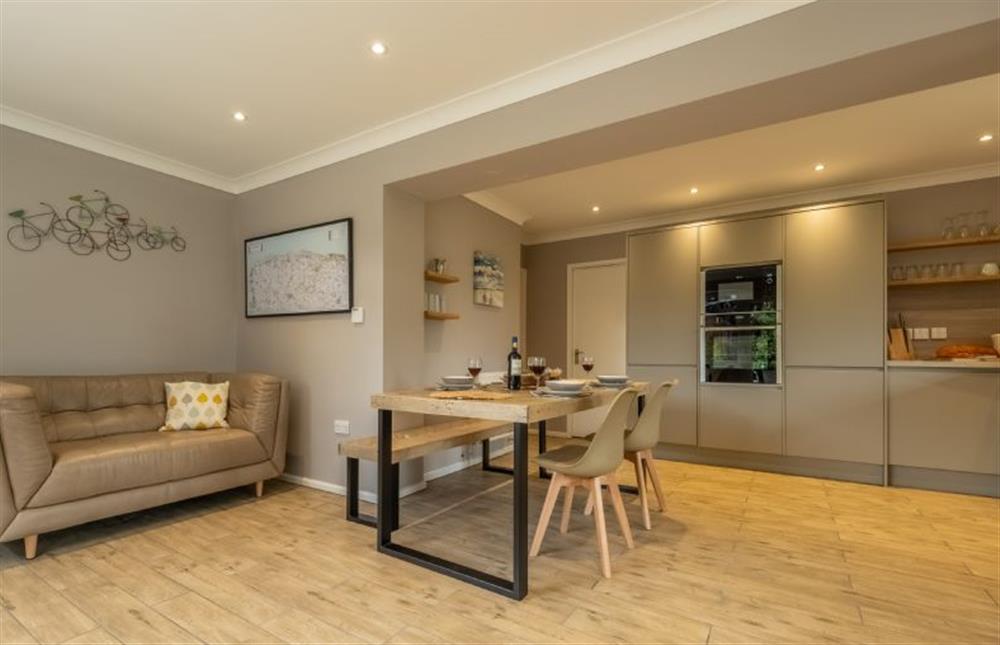 Open-plan kitchen/dining area at 8 Town Close, Holt