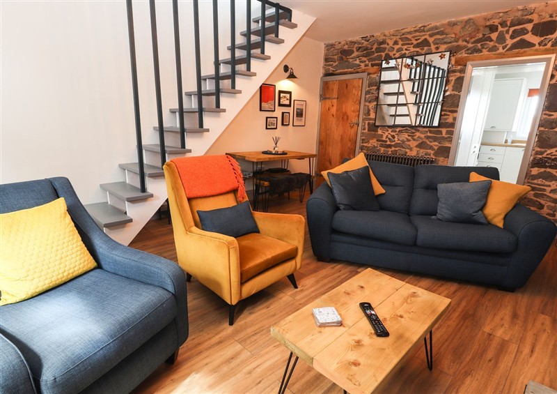 Relax in the living area at 8 Watkin Street, Conwy