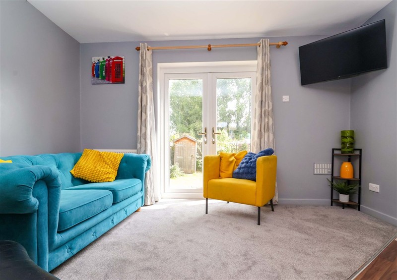 Relax in the living area at 8 Wharfedale Mews, Otley