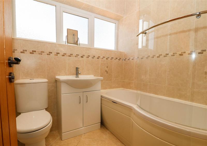 This is the bathroom at 80 Breeze Hill, Benllech