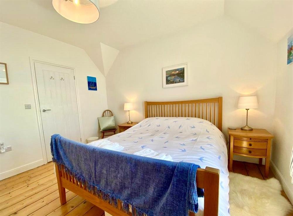 83 Gills Cliff Road, Ventnor; master bedroom with views over the sea at 83 Gills Cliff Road, Isle of Wight
