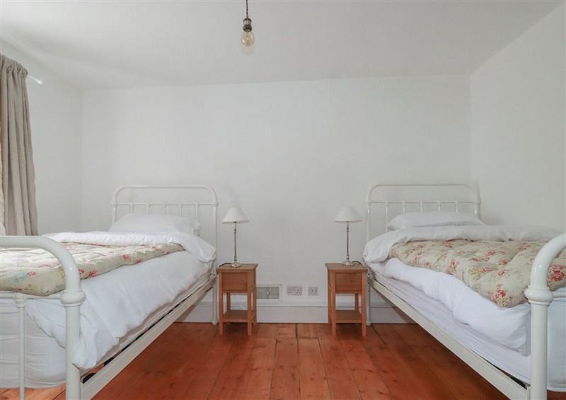 One of the bedrooms at 84 Fore Street, Port Isaac