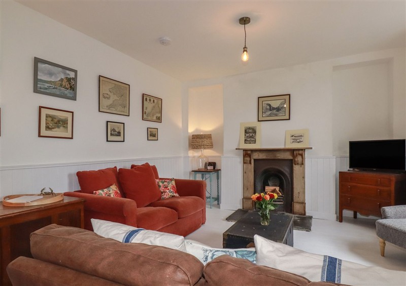 Relax in the living area at 84 Fore Street, Port Isaac