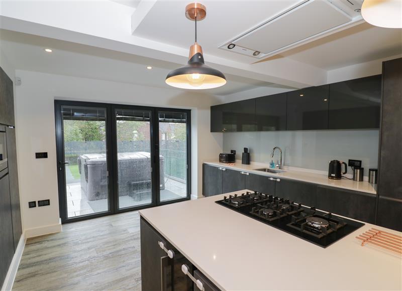 This is the kitchen at 85A Braybrooke Road, Desborough