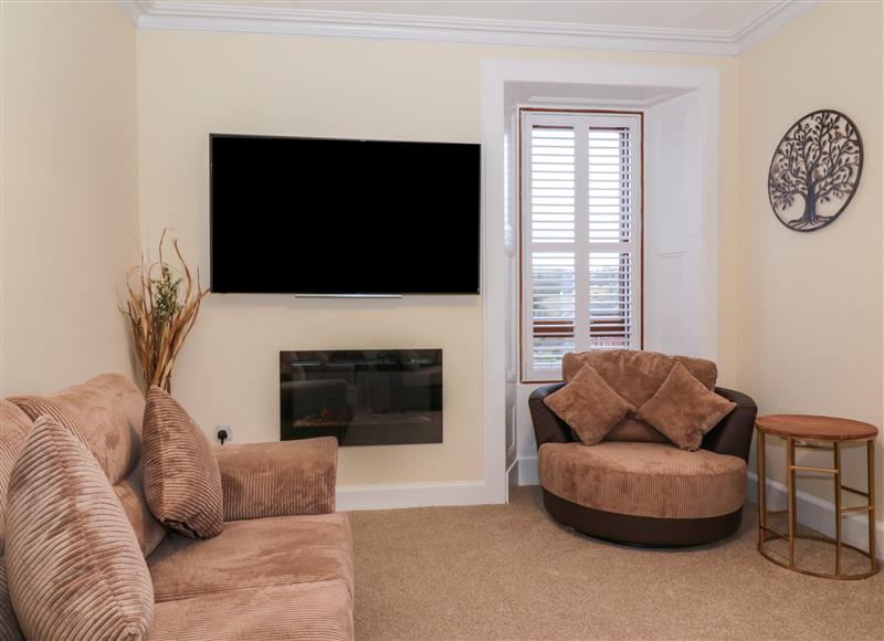 Relax in the living area at 85C Bongate, Jedburgh