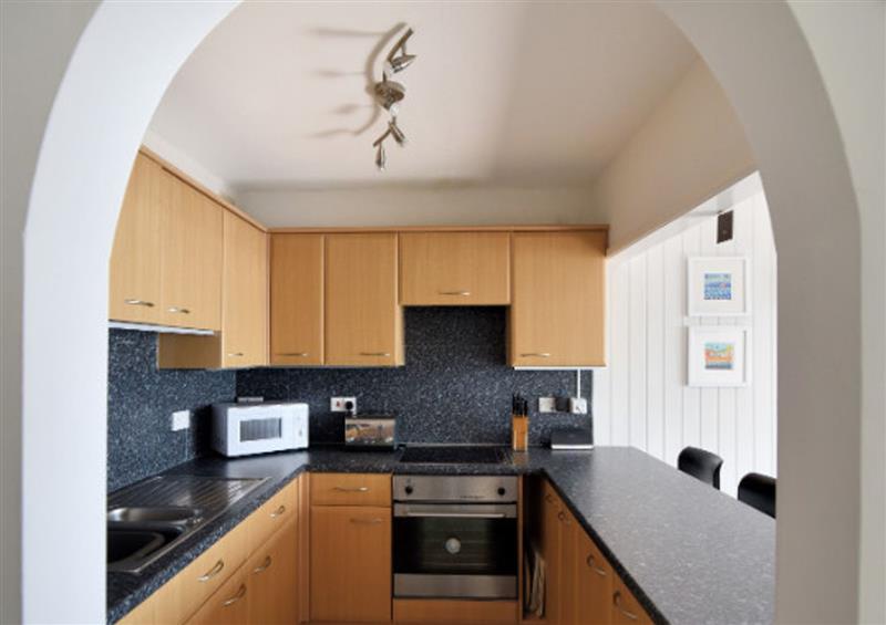 The kitchen at 9 Bay View Court, Lyme Regis