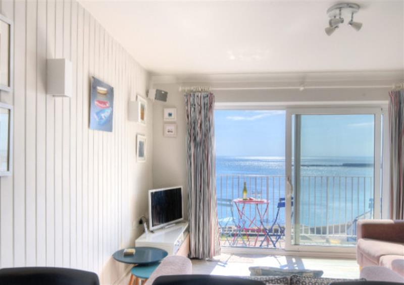 The living room at 9 Bay View Court, Lyme Regis