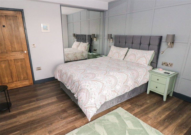 One of the bedrooms at 9 Brython Place, Tenby