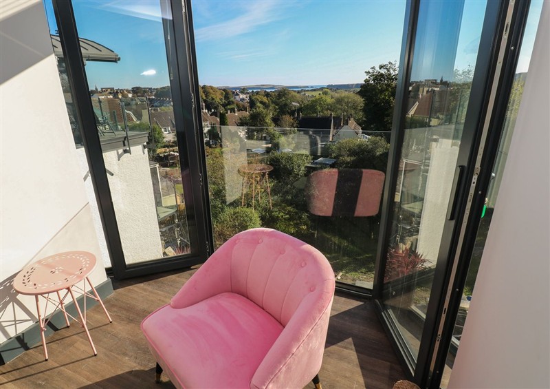 Relax in the living area at 9 Brython Place, Tenby