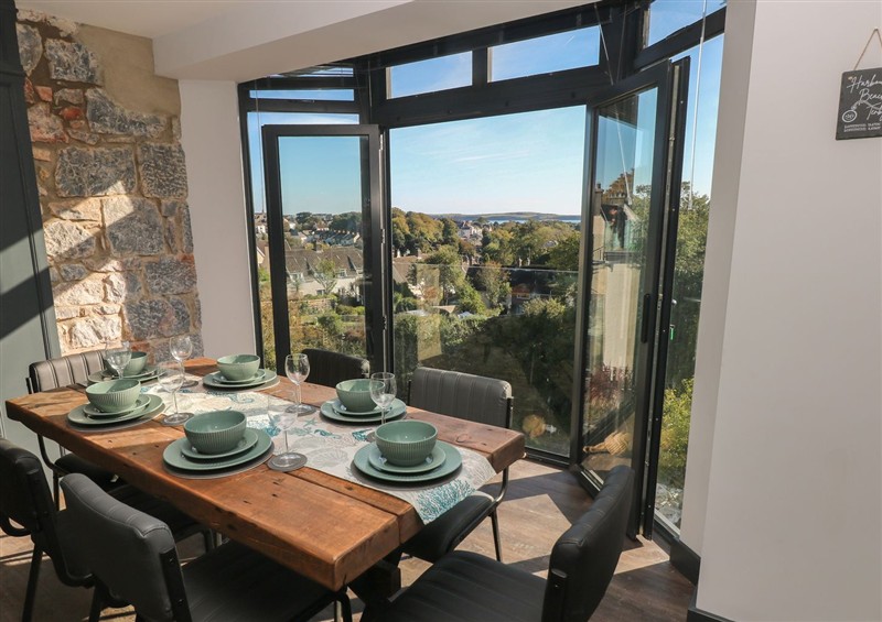 The dining area at 9 Brython Place, Tenby