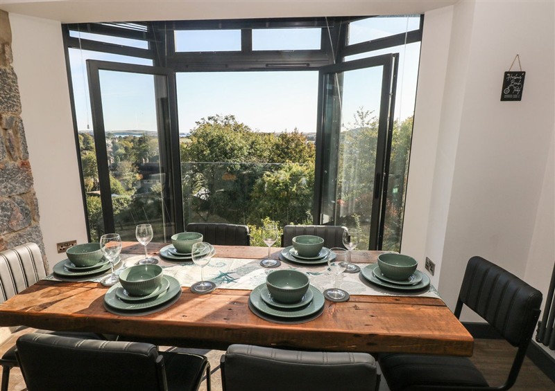 The dining room at 9 Brython Place, Tenby