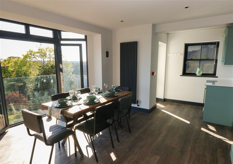 This is the dining room at 9 Brython Place, Tenby