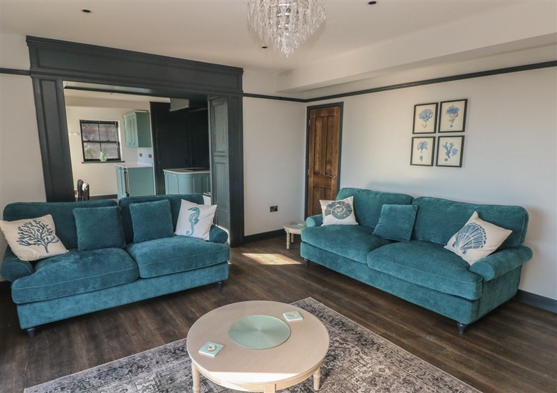 This is the living room at 9 Brython Place, Tenby