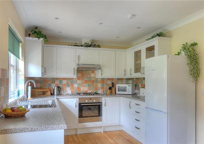 This is the kitchen at 9 Coram Court, Lyme Regis