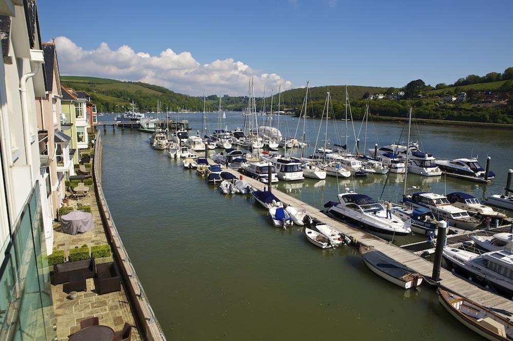 Stunning views up and down the river and across to Kingswear at 9 Dart Marina in , Dart Marina