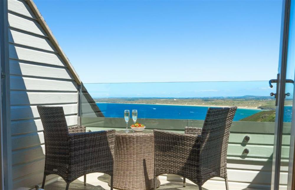 9 Fernhill Penthouse, Carbis Bay. Stunning sea views from private balcony (photo 2) at 9 Fernhill Penthouse, Carbis Bay