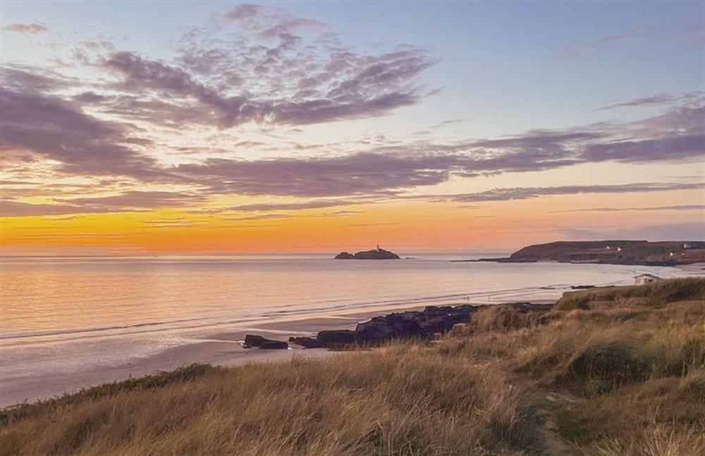 Sunset at Godrevey is surely a sight to behold  at 9 Fernhill Penthouse, Carbis Bay