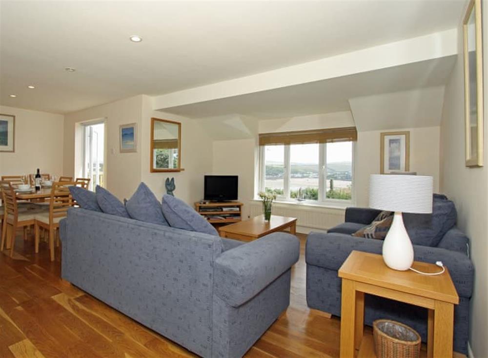 Open plan living space at 9 Glendorgal in , Newquay