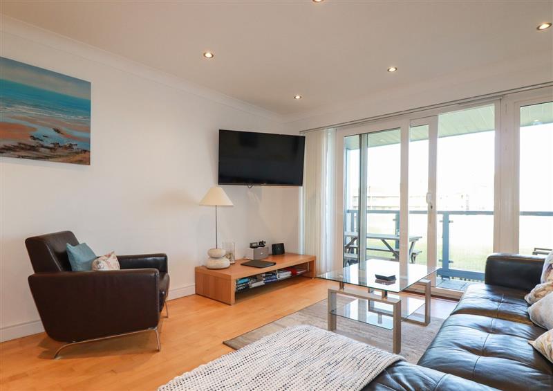 The living room at 9 Headland Point, Newquay