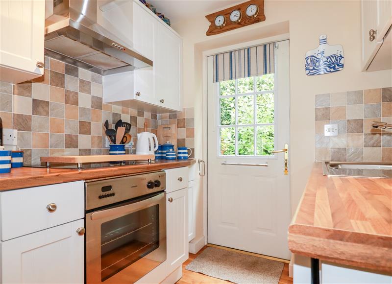 Kitchen at 9 Inny Vale Holiday Village, Davidstow near Camelford