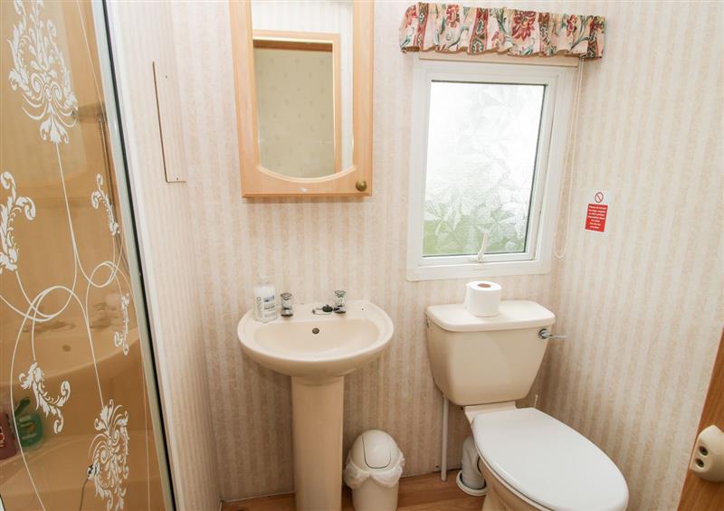 The bathroom at 9 Old Orchard, Brockton near Much Wenlock