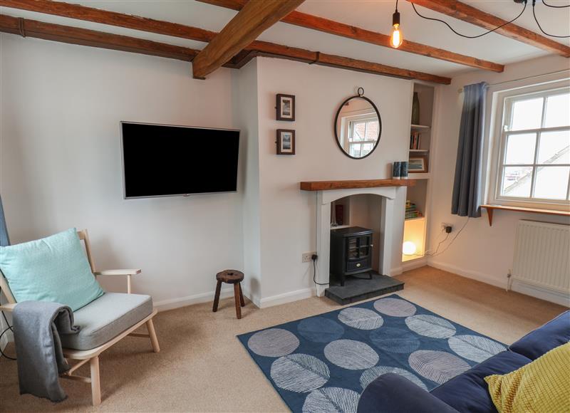 Relax in the living area at 9 Salt Pan Well Steps, Whitby