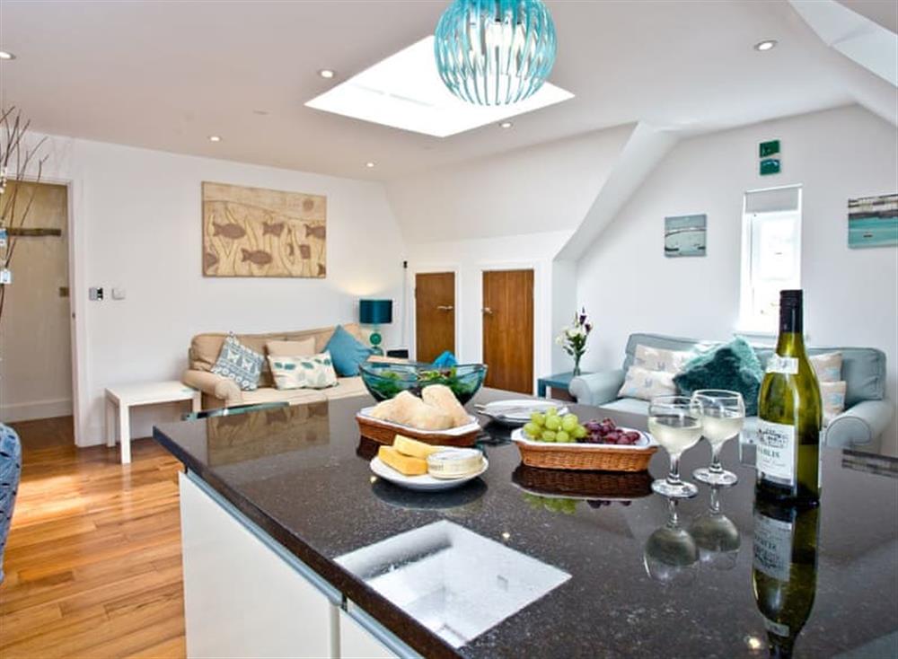 Open plan living space at 9 The Whitehouse in , Watergate Bay