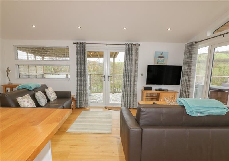Relax in the living area at 9 Valley View, Lanreath