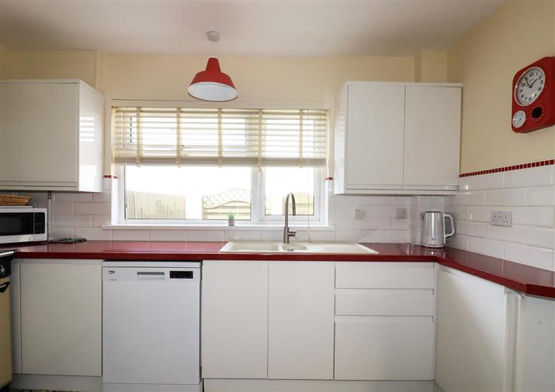 This is the kitchen at 99 Tower Road, Newquay