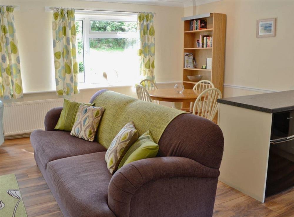 Open plan living/dining room/kitchen (photo 2) at A Twist of Lyme in Raymond’s Hill, near Lyme Regis, Devon