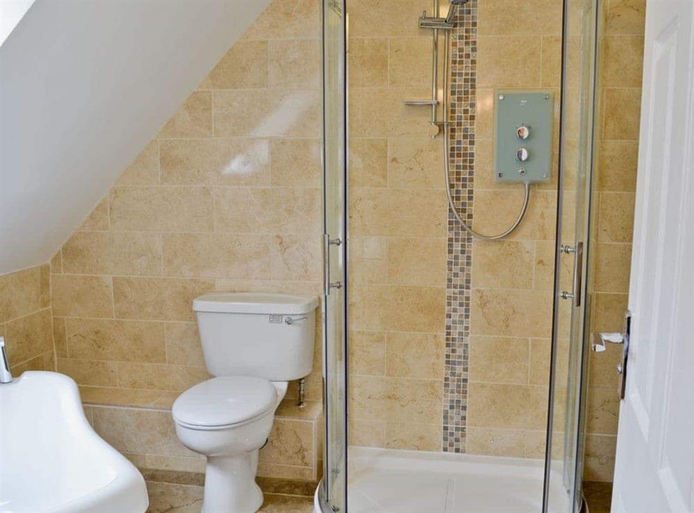 Shower room at A Twist of Lyme in Raymond’s Hill, near Lyme Regis, Devon