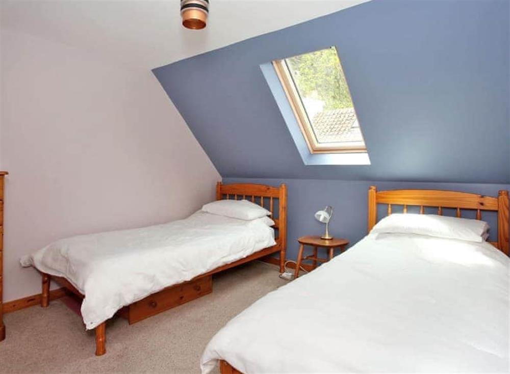Twin bedroom at A Wave From It All in Banff, Aberdeenshire