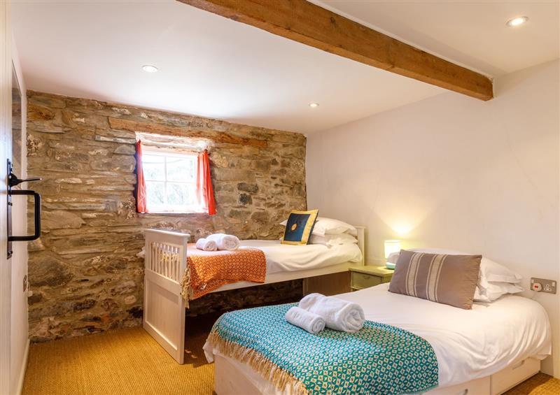 A bedroom in Aaron's Cottage at Aarons Cottage, St Teath