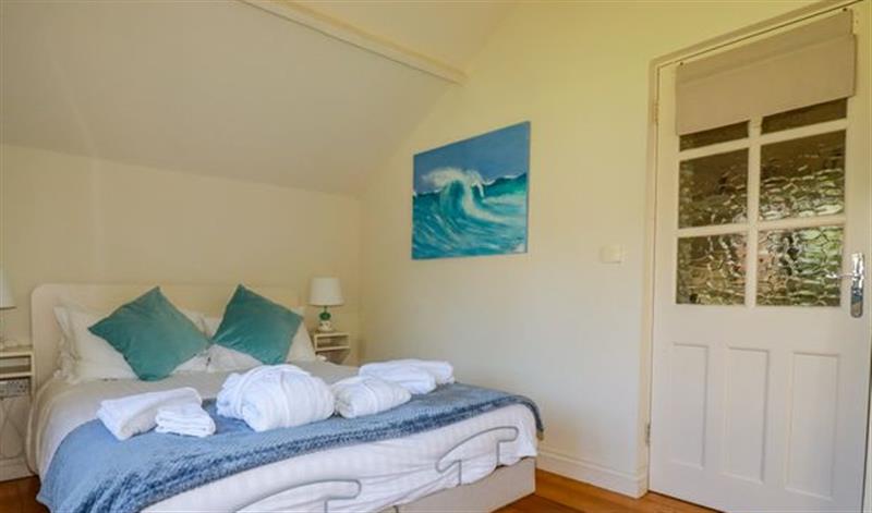 One of the bedrooms at Abalone, Bude
