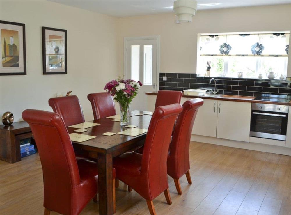 Open plan living/dining room/kitchen (photo 2) at Abbey Cottage in Longhirst, near Morpeth, Northumberland