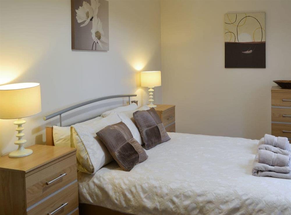 Relaxing double bedroom at Abbey Cottage in Longhirst, near Morpeth, Northumberland