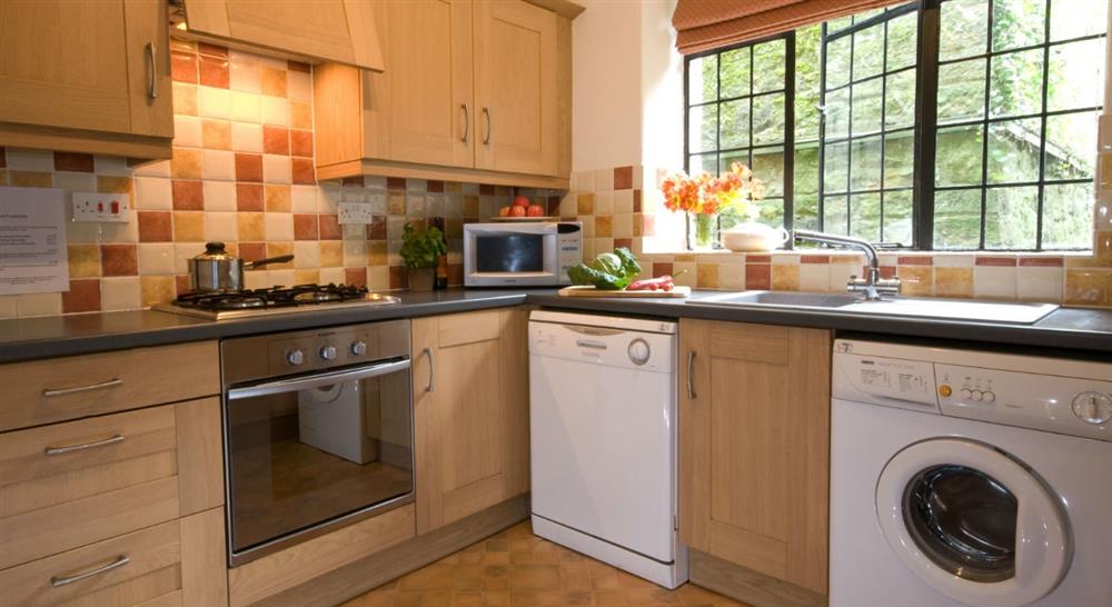 The kitchen at Abbey Cottage in Nr Ripon, North Yorkshire